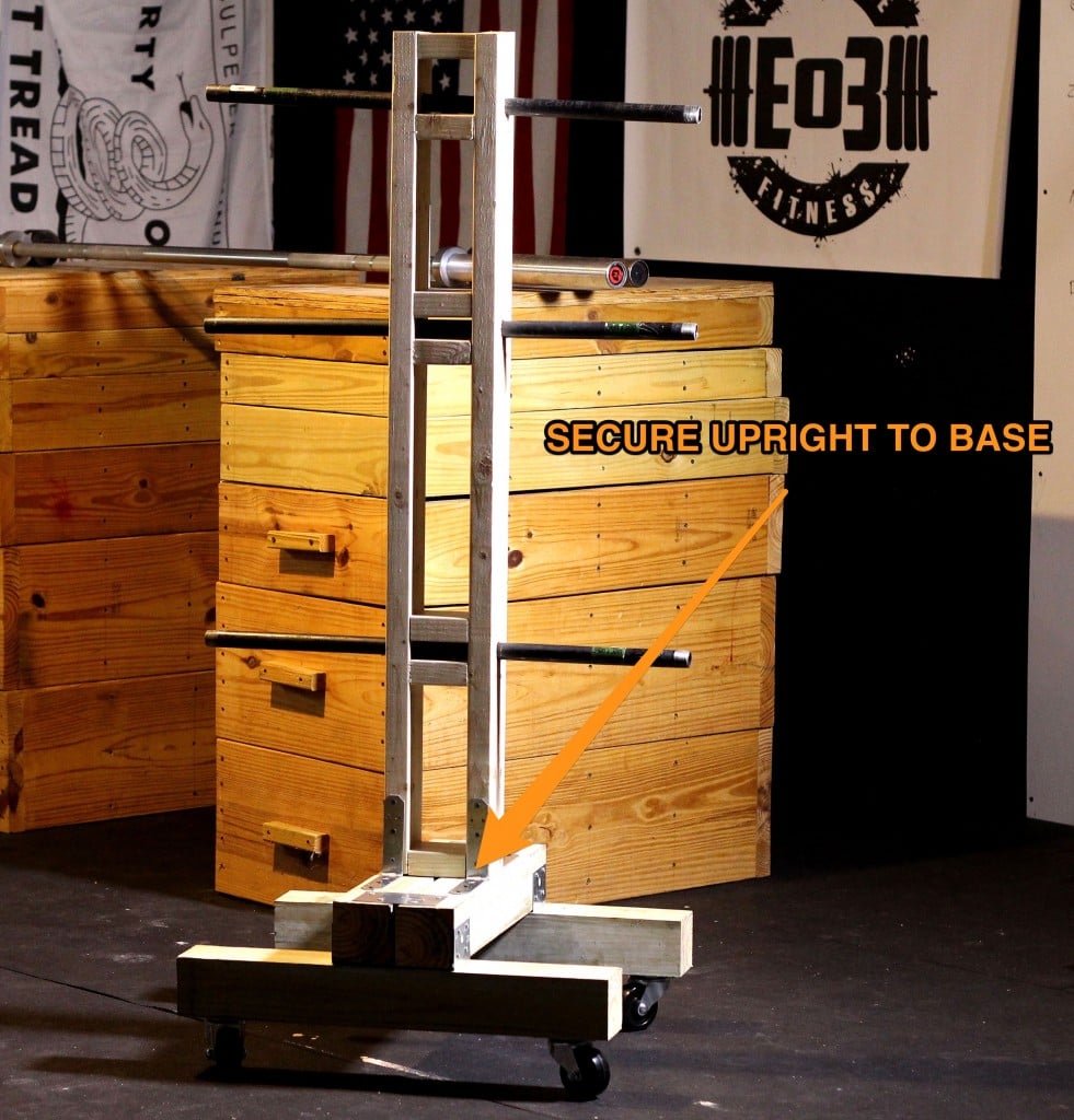 DIY Weight Tree, Bumper Plate Storage